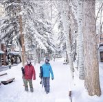 Winter in downtown Aspen